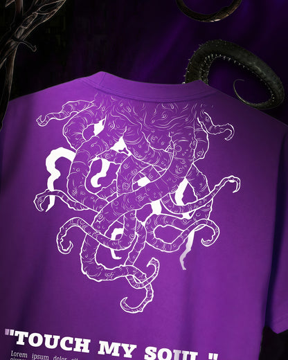“Touch My Soul” Tentacle Graphic T-Shirt
