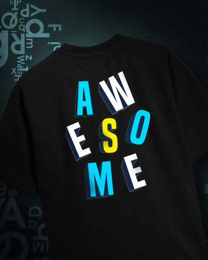 Bold & Bright “AWESOME” Graphic Tee