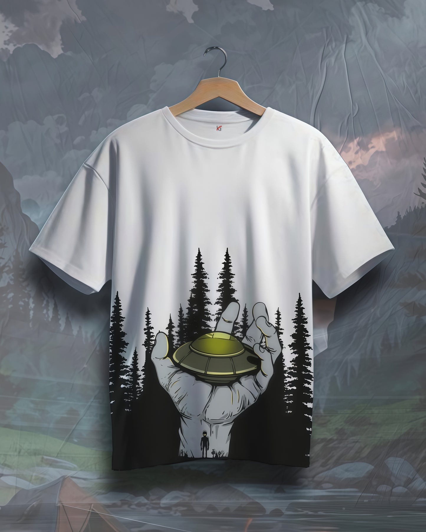 Explore the Unknown- UFO Forest Tee