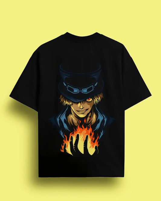 Sabo’s Inferno – Oversized Black Tee