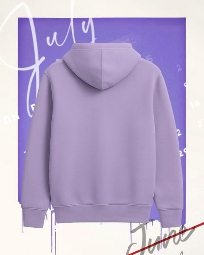 June Out, July In Minimal Hoodie