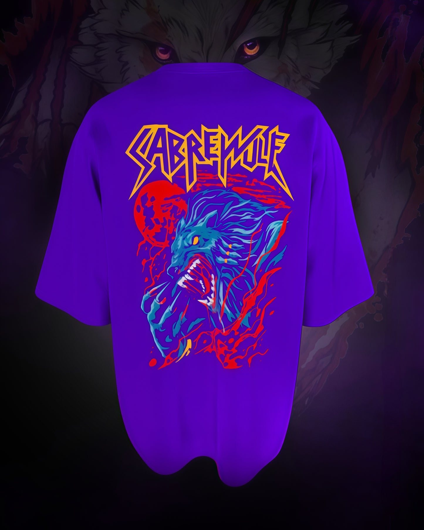 Sabre Wolf Oversized Tee