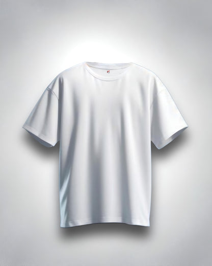 Kommarthi Essentials-White Oversized Tee