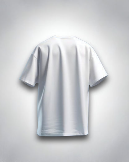 Kommarthi Essentials-White Oversized Tee