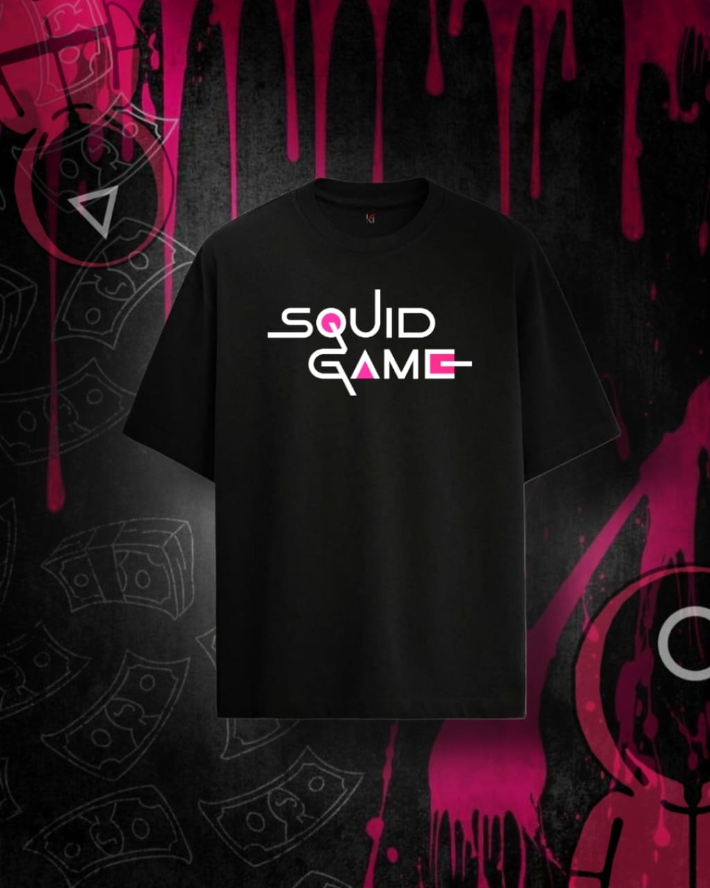 Squid Game Fandom Minimal Oversized Tee