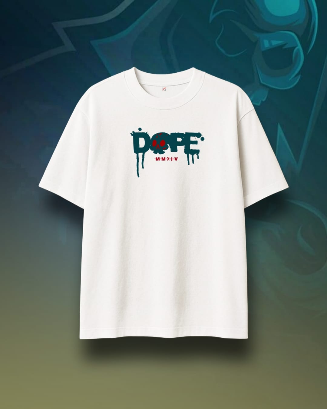 Dope Oversized Tee – White