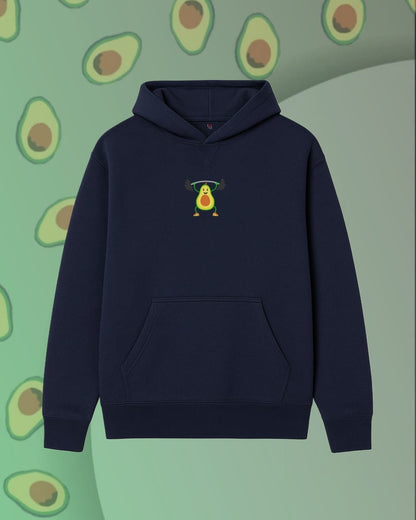 Navy Blue Minimal Avocado Hoodie