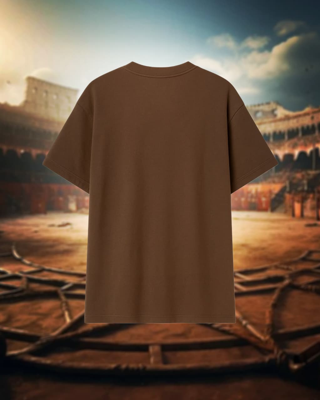 Life is a Game Oversized Tee – Brown
