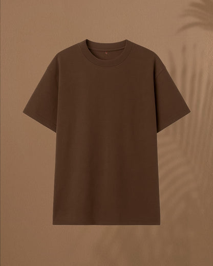Kommarthi Essentials-Classic Brown Oversized Tee