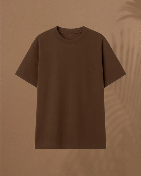 Kommarthi Essentials-Classic Brown Oversized Tee