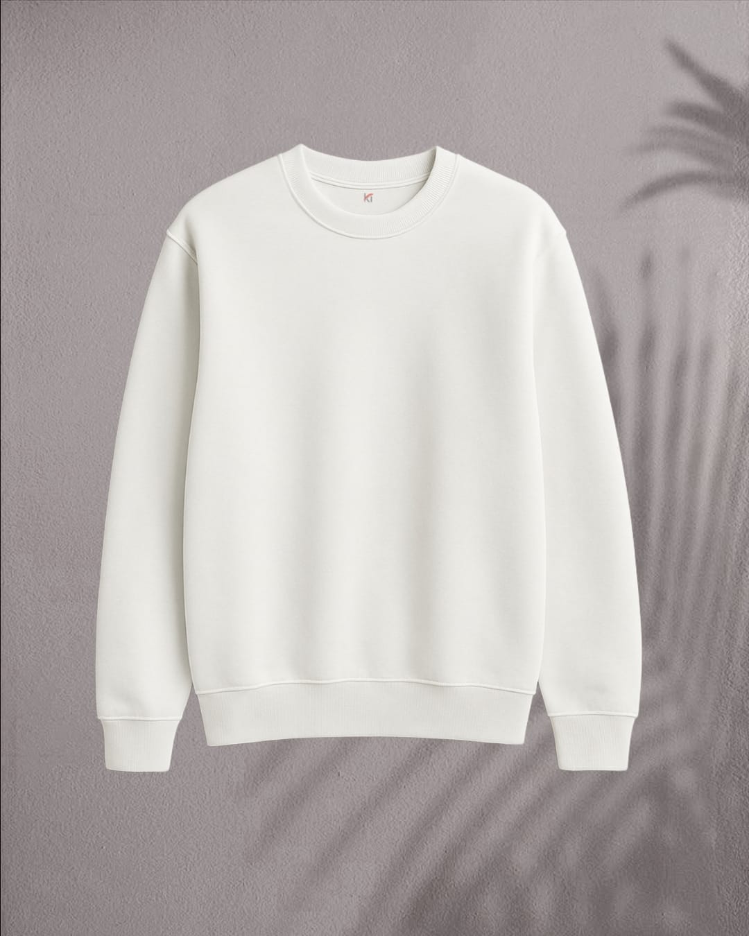 Kommarthi Essentials White Sweatshirt