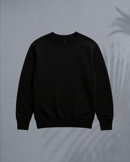 Kommarthi Essentials Black Sweatshirt