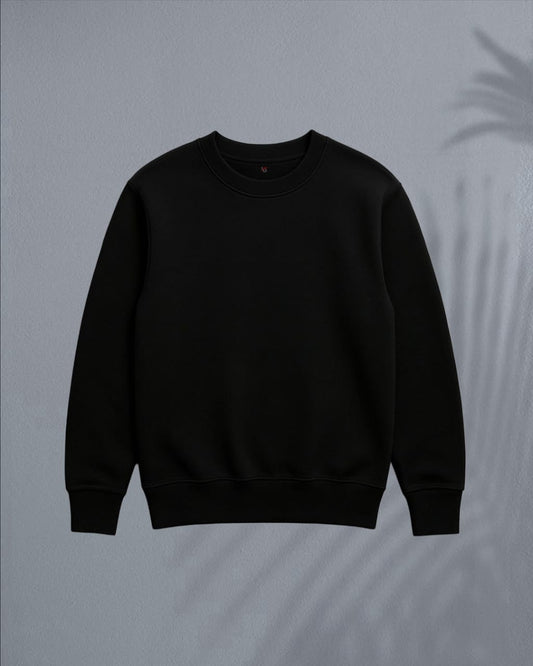Kommarthi Essentials Black Sweatshirt