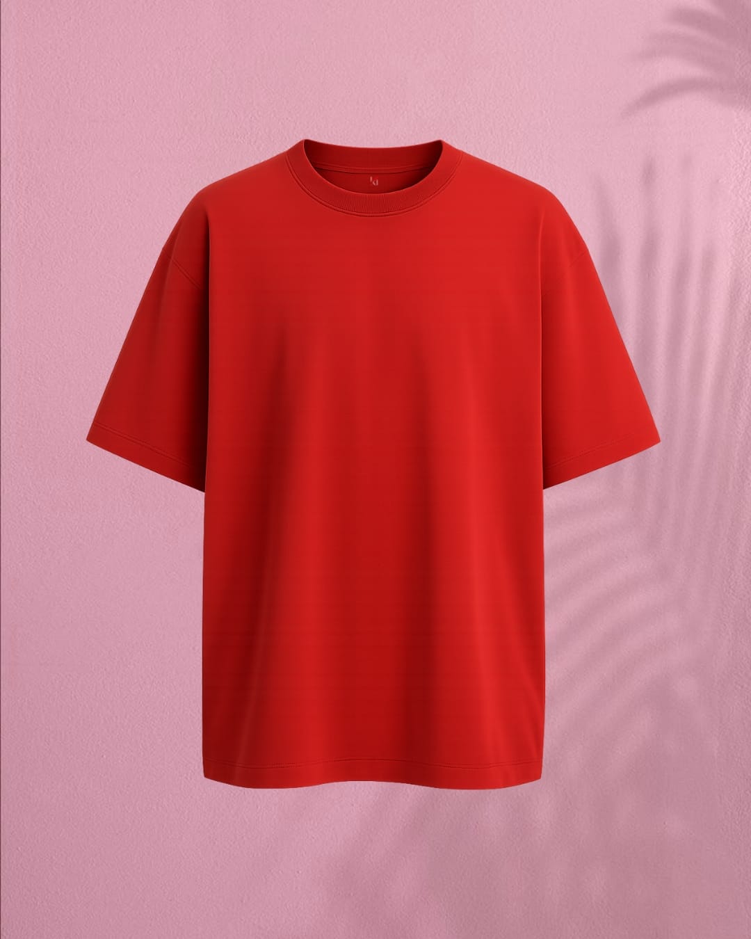 Kommarthi Essentials-Red Classic Oversized Tee